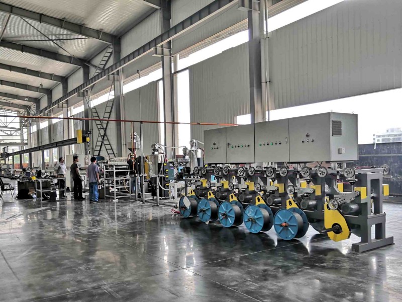 Flat Cable Extrusion Machine