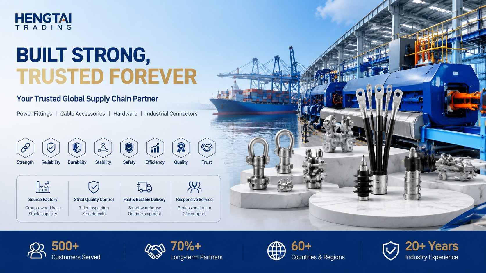 Built Strong, Trusted Forever – How Hengtai Trading Injects “Hardcore” Strength into Your Supply Chain